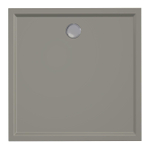 Xenz Mariana douchebak 90x90x4cm rechthoek Acryl Cement SW378605