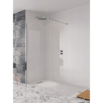 Crosswater Design New inloopdouche met muurprofiel 60x195cm zilver profiel helder glas SW276806