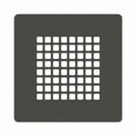 Xenz Soft douchebakafvoer Square cover mat zwart SW1002568