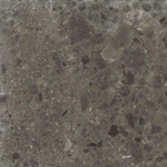 Baldocer Ceramica Nover wand- en vloertegel - 60x60cm - 9.5mm - Vierkant - gerectificeerd - Terrazzo - Zwart mat SW522591