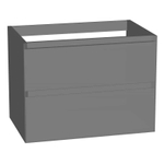 INK wastafelonderkast 70x52x45cm 2 lades greeploos gelakt SW21247