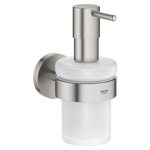 GROHE Essentials Zeepdispenser - 160ml - met houder - wandmontage - supersteel SW97632
