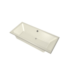 Xenz Kristal inbouwbad - 180x80cm - met overloop - zonder afvoer - Acryl Pergamon SW378259