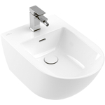 Villeroy & Boch Subway 3.0 wandbidet m. kraangat m. overloop 37.5x56x27cm wit alpin SW701113