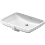 Duravit No.1 inbouwwastafel 55x40x16cm inbouw Hoogglans Wit SW723716