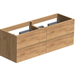 Thebalux Type onderbouwkast 140x45x50cm 4 softclose lades Greeploos MDF/spaanderplaat navarro eiken SW717225