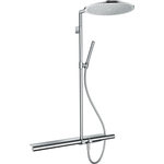 AXOR 800 1jet showerpipe met douchekraan thermostatisch 2 functies met 2jet staafhanddouche chroom SW157225