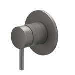 IVY Bond Afbouwdeel - voor inbouw douchemengkraan - - eenhendel - ronde rozet - Geborsteld metal black PVD SW1030857