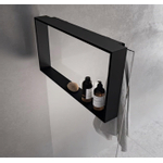 Novellini Frame Hangend Planchet 60x8,5x40 cm Mat Zwart SW452954