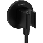 Hansgrohe Fixfit handdouchehouder incl. muuraansluitbocht mat zwart SW773905