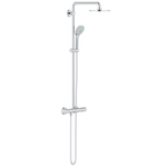 GROHE Euphoria Regendoucheset Opbouw - hoofddouche 21cm - massage handdouche - thermostatisch - chroom 0436201