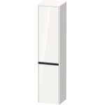 Duravit Ketho.2 Hoge kast 40x36x176cm 2 Rechtsdraaiende deuren Spaanplaat wit hoogglans SW773141