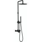 Crosswater Union Exposed Regendoucheset - opbouw - glijstang - handdouche - mat zwart SW968242