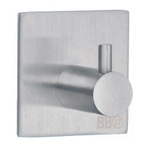 Smedbo Beslagsboden Handdoekhouder - 4.5x4.5x3cm - zelfklevend - RVS Geborsteld Edelstaal SW10989