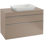 Villeroy & Boch Venticello semi inbouw opzetwastafel zonder kraangat 55x36cm met overloop wit 1025158