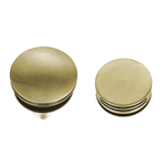 Wiesbaden Caral afbouwdeel rond badafvoer met overloop en vulfunctie geborsteld messing SW411973