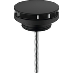 Hansgrohe Universeel afvoerplug voor wastafel/bidet mat zwart SW541652