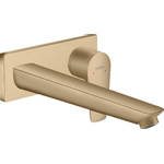 Hansgrohe Talis E afbouwdeel v. inbouw wastafelkraan met uitloop 22.5cm brushed bronze SW297622