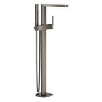 GROHE Plus afbouwdeel v. vrijstaande badkraan m. omstel m. uitloop 28.2cm m. handdouche en doucheslang 125cm brushed hard graphite SW523752