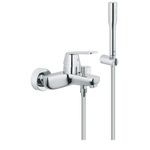 GROHE Eurosmart Cosmopolitan badkraan met omstel en koppelingen met garnituur chroom 0437349