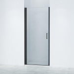 Saniclass Neptune 6211 Douchedeur - 60x200cm - veiligheidsglas - anti kalk - profiel mat zwart SW538535