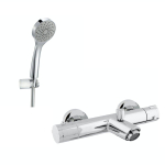 Go by Van Marcke bad thermostaatkraan met ronde handdoucheset chroom SW375238