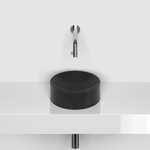 Clou Vale fonteinen keramiek fontein rond Zwart mat SW451476