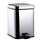 Emco System 2 afvalemmer vierkant edelstaal 0630886