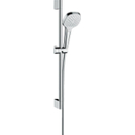 Hansgrohe Croma Select E Vario glijstangset met Croma Select E Vario handdouche 65cm met Isiflex`B doucheslang 160cm wit/chroom 0605309