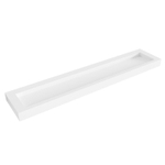 Mondiaz AVON Talc vrijhangende wastafel 230cm midden rand 12cm SW438200