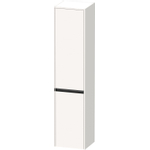 Duravit Ketho.2 Hoge kast 40x36x176cm 2 Linksdraaiende deuren Spaanplaat wit Supermat SW772172