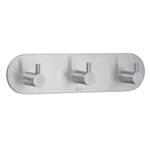 Smedbo Beslagsboden Handdoekhouder - 19x4.8x3cm - zelfklevend - RVS Geborsteld Edelstaal SW11024