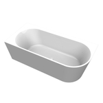 Arcqua Santo half vrijstaand ligbad 178x80cm acryl glans wit links SW857162