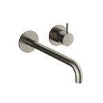 Hotbath Cobber Afbouwdeel - voor wastafelkraan - 25cm uitloop - Geborsteld Nikkel SW1117814