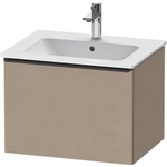 Duravit D-Neo wastafelonderkast 61x44x46.2cm 1 lade Linnen Mat SW640760