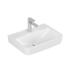 Villeroy & Boch O.novo fontein 50x37cm m.1 kraangat met overloop wit SW448483