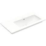 Villeroy en Boch Venticello meubelwastafel met wasbak rechts zonder kraangat 100x50cm met overloop wit 1025136