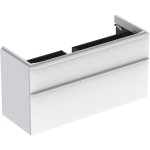 Geberit Smyle wastafelonderkast 2 laden 118,4x62cm glans wit SW417203