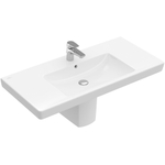 Villeroy en Boch Subway 2.0 meubelwastafel 100x47cm 1 kraangat met overloop wit 1024058