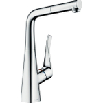 Hansgrohe Metris 1-gr keukenmkr 320 met uittrekbare uitloop chroom SW528981