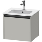 Duravit Ketho.2 wastafelonderkast 51x42x44cm geschikt voor 1 waskom Spaanplaat Betongrijs Mat SW772698