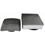 Wiesbaden Set knop/plug badoverloopcomb. +vulfunctie vierkant chroom SW411977