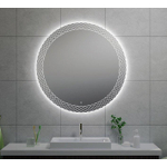 Wiesbaden Deco spiegel rond met LED, dimbaar 100 cm SW523985