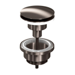 INK Stop&Go afvoerplug - klikwaste - Metal black SW638774