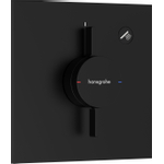Hansgrohe Duoturn E inbouwkraan voor 1 functie mat zwart SW918553