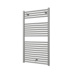 Plieger Vulcano EL elektrische radiator - Nexus zonder thermostaat - 111.1x60cm - 600 watt - parelgrijs SW796460