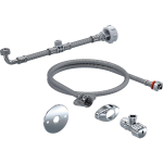 Geberit AquaClean wateraansluitset voor inbouwreservoirs 12cm /15cm t.b.v. AquaClean Tuma closetzittingen SW87565