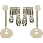 Riko bevestigingset WC zitting hout chroom SW484839