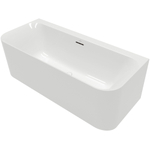 Villeroy & Boch Loop & friends half vrijstaand bad - 180x80cm - Acryl Wit Alpin glans SW762352