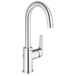 GROHE Bauflow l-size waterbesparende wastafelkraan met waste chroom SW296677